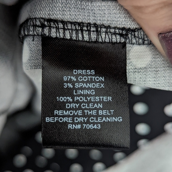 Jessica Howard 50's Style Polka Dot Dress Size 16 - Picture 7 of 13